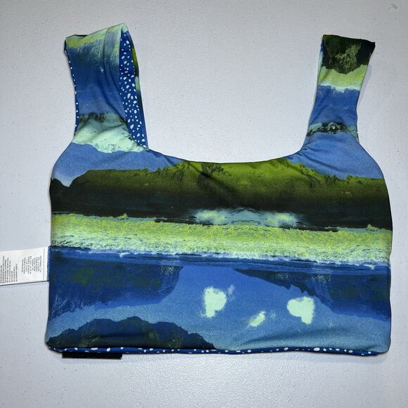 Nike Adventure Reversible Swim Crop Top Size Medium New With Tags $54 - Picture 4 of 6
